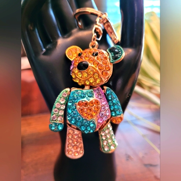unbranded Accessories - Bag Charm of patchwork Bear